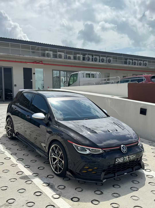 Volkswagen Golf R / GTI / Golf MK8 2022-ON with Aftermarket Parts - Hood Pre-preg Carbon Fiber from Karbel Carbon