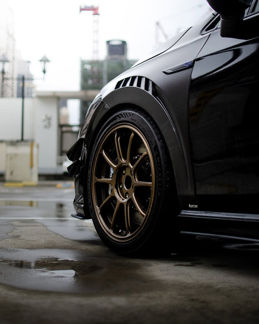 Karbel Carbon Pre-preg Carbon Fiber Front Fenders Replacement for Volkswagen GTI MK8 - Performance SpeedShop