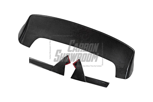 Volkswagen GTI MK8 2022-ON with Aftermarket Parts - Rear Roof Spoiler Pre-preg Carbon Fiber from Karbel Carbon