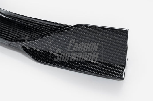 Volkswagen GTI MK8 2022 2023 2024 with Aftermarket Parts - V2 Front Lip Dry Pre-preg Carbon Fiber/FRP from Karbel Carbon
