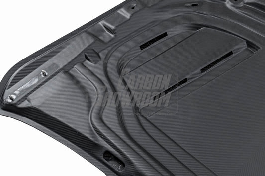 Volkswagen Golf R / GTI / Golf MK8 2022-ON with Aftermarket Parts - Hood Pre-preg Carbon Fiber from Karbel Carbon
