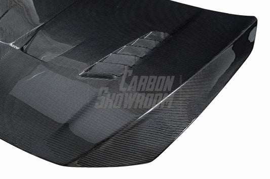 Volkswagen Golf R / GTI / Golf MK8 2022-ON with Aftermarket Parts - Hood Pre-preg Carbon Fiber from Karbel Carbon