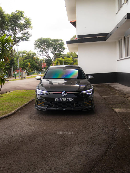 Volkswagen Golf R / GTI / Golf MK8 2022-ON with Aftermarket Parts - Hood Pre-preg Carbon Fiber from Karbel Carbon