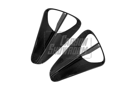 Lotus Emira 3.6 V6 2.0 Four-cylinder 2022-ON with Aftermarket Parts - Pre-preg Carbon Fiber Rear Bumper Vent Trim from Karbel Carbon