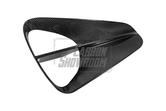 Lotus Emira 3.6 V6 2.0 Four-cylinder 2022-ON with Aftermarket Parts - Pre-preg Carbon Fiber Rear Bumper Vent Trim from Karbel Carbon