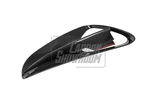 Lotus Emira 3.6 V6 2.0 Four-cylinder 2022-ON with Aftermarket Parts - Pre-preg Carbon Fiber Rear Bumper Vent Trim from Karbel Carbon