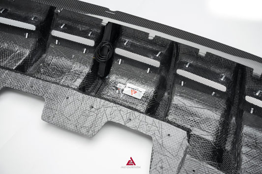 Lamborghini Huracan EVO AWD RWD 2020 2021 2022 2023 with Aftermarket Parts - Rear Diffuser & Canards Dry Pre-preg Carbon Fiber from ArmorExtend