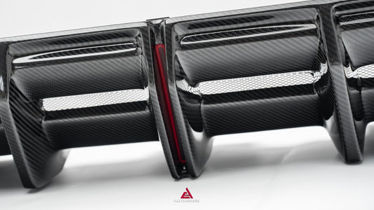 Lamborghini Huracan EVO AWD RWD 2020 2021 2022 2023 with Aftermarket Parts - Rear Diffuser & Canards Dry Pre-preg Carbon Fiber from ArmorExtend