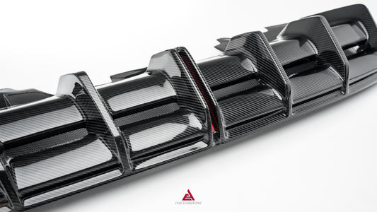 Lamborghini Huracan EVO AWD RWD 2020 2021 2022 2023 with Aftermarket Parts - Rear Diffuser & Canards Dry Pre-preg Carbon Fiber from ArmorExtend