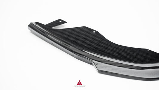 Lamborghini Huracan EVO AWD 2020 2021 2022 2023 with Aftermarket Parts - Front Lip Dry Pre-preg Carbon Fiber from ArmorExtend