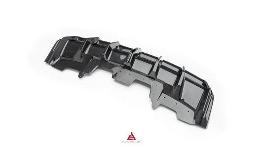 Lamborghini Huracan EVO AWD RWD 2020 2021 2022 2023 with Aftermarket Parts - Rear Diffuser & Canards Dry Pre-preg Carbon Fiber from ArmorExtend