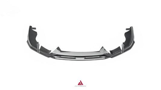 Lamborghini Huracan EVO AWD 2020 2021 2022 2023 with Aftermarket Parts - Front Lip Dry Pre-preg Carbon Fiber from ArmorExtend