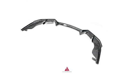 Lamborghini Huracan EVO AWD 2020 2021 2022 2023 with Aftermarket Parts - Front Lip Dry Pre-preg Carbon Fiber from ArmorExtend