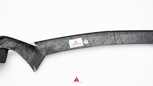 Lamborghini Huracan EVO AWD 2020 2021 2022 2023 with Aftermarket Parts - Front Lip Dry Pre-preg Carbon Fiber from ArmorExtend