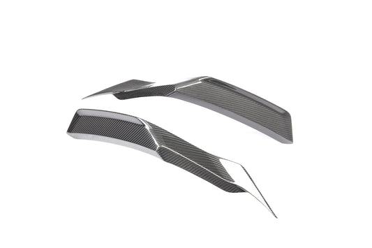 Lamborghini Huracan EVO AWD RWD 2020 2021 2022 2023 2024 with Aftermarket Parts - Rear Bumper Upper Side Trim Dry Pre-preg Carbon Fiber from Ventus Veloce