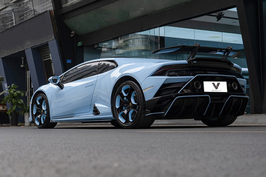 Lamborghini Huracan EVO AWD RWD 2020 2021 2022 2023 2024 with Aftermarket Parts - Rear Diffuser Dry Pre-preg Carbon Fiber from Ventus Veloce