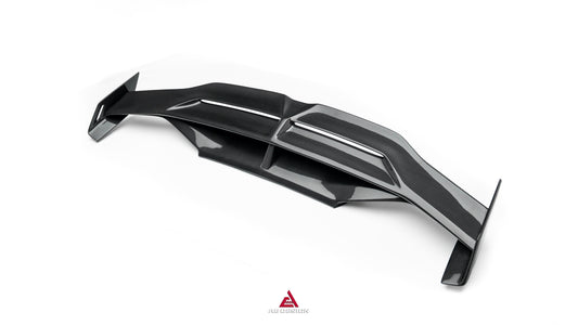 Lamborghini Huracan Tecnica Performante Evo LP610 LP580 2015 2016 2017 2018 2019 2020 2021 2022 2023 2024 with Aftermarket Parts - ART Rear Wing Dry Pre-preg Carbon Fiber from ArmorExtend