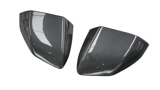 Lamborghini Revuelto 2024-ON with Aftermarket Parts - OEM Style Replacement Mirror Caps Dry Pre-preg Carbon Fiber from Aero Republic