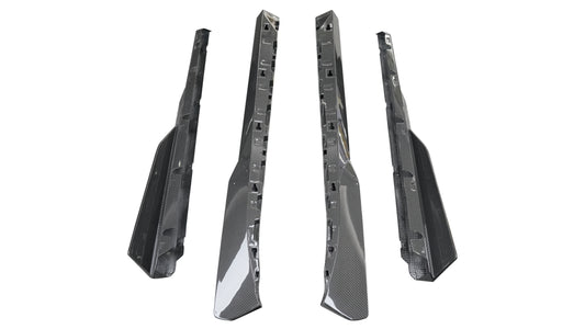 Lamborghini Revuelto 2024-ON with Aftermarket Parts - OEM Style Side Skirts Dry Pre-preg Carbon Fiber from Aero Republic