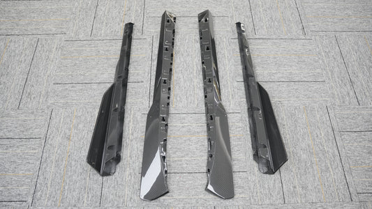 Lamborghini Revuelto 2024-ON with Aftermarket Parts - OEM Style Side Skirts Dry Pre-preg Carbon Fiber from Aero Republic