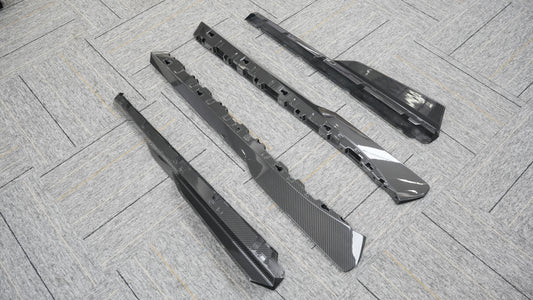 Lamborghini Revuelto 2024-ON with Aftermarket Parts - OEM Style Side Skirts Dry Pre-preg Carbon Fiber from Aero Republic