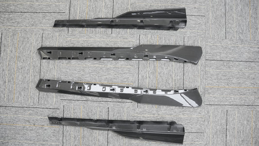 Lamborghini Revuelto 2024-ON with Aftermarket Parts - OEM Style Side Skirts Dry Pre-preg Carbon Fiber from Aero Republic