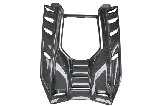 Lamborghini Revuelto 2024-ON with Aftermarket Parts - OEM Style Rear Engine Hood Hatch Dry Pre-preg Carbon Fiber from Aero Republic