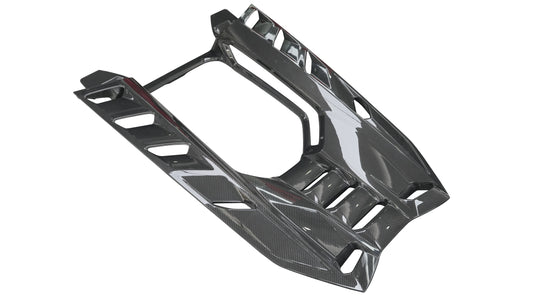 Lamborghini Revuelto 2024-ON with Aftermarket Parts - OEM Style Rear Engine Hood Hatch Dry Pre-preg Carbon Fiber from Aero Republic