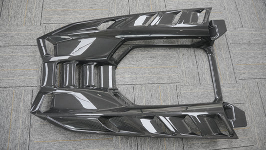Lamborghini Revuelto 2024-ON with Aftermarket Parts - OEM Style Rear Engine Hood Hatch Dry Pre-preg Carbon Fiber from Aero Republic