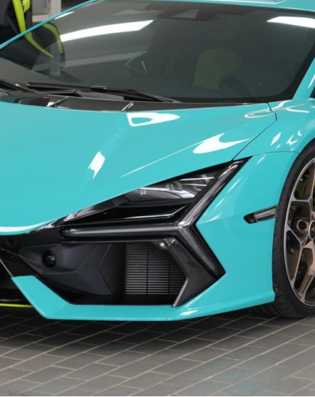Lamborghini Revuelto 2024-ON with Aftermarket Parts - OEM Style Front Intake Vent Trim Dry Pre-preg Carbon Fiber from Aero Republic