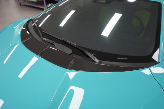 Lamborghini Revuelto 2024-ON with Aftermarket Parts - OEM Style Front Hood Trim Dry Pre-preg Carbon Fiber from Aero Republic