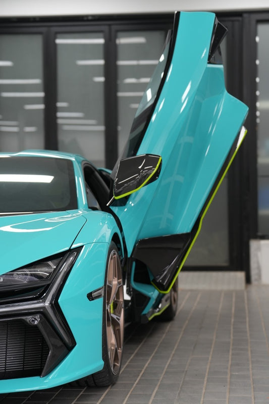 Lamborghini Revuelto 2024-ON with Aftermarket Parts - OEM Style Front Intake Vent Trim Dry Pre-preg Carbon Fiber from Aero Republic