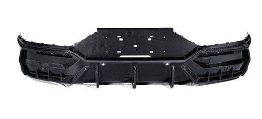 Lotus Eletre 2023 2024 with Aftermarket Parts - PK Style Rear Diffuser Pre-preg Carbon Fiber from Ventus Veloce