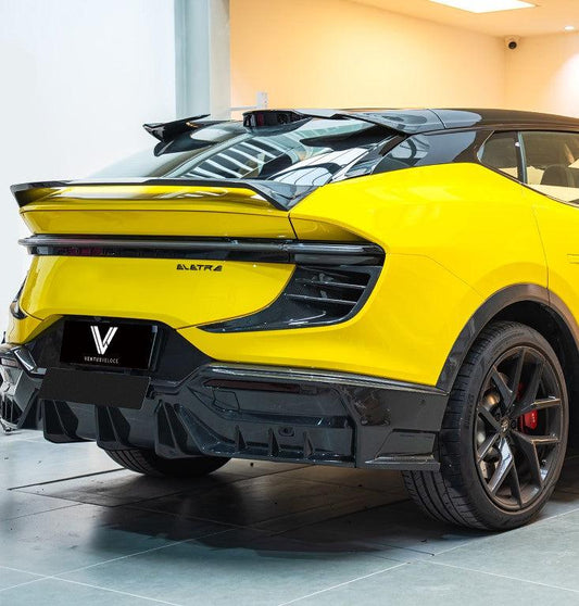 Lotus Eletre 2023 2024 with Aftermarket Parts - PK Style Rear Trunk Spoiler Pre-preg Carbon Fiber from Ventus Veloce