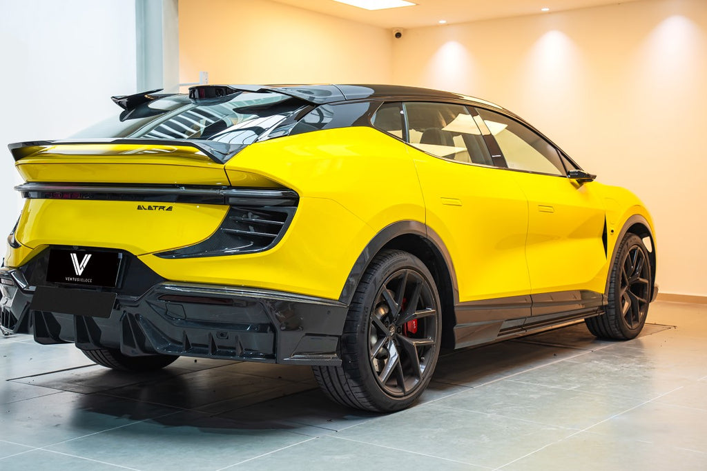 Lotus Eletre 2023-ON with Aftermarket Parts - PK Style Pre-preg Carbon Fiber Rear Diffuser from Ventus Veloce