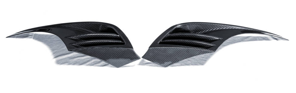 Lotus Eletre 2023-ON with Aftermarket Parts - PK Style Pre-preg Carbon Fiber Rear Vent Trim from Ventus Veloce