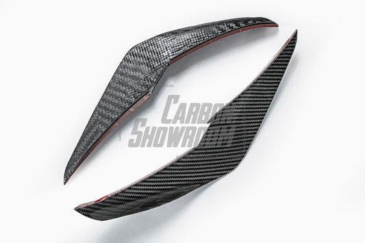 Lotus Emira 3.6 V6 2.0 Four-cylinder 2022-ON with Aftermarket Parts - AE Front Canards?Carbon Fiber from ArmorExtend