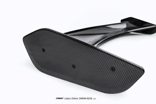 Lotus Emira 3.6 V6 2.0 Four-cylinder 2022-ON with Aftermarket Parts - V3 Rear Spoiler Dry Pre-preg Carbon Fiber / FRP