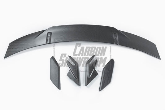 BMW M4 M4C M4CS G82 G83 2021-ON & I4 M50 / e Drive 40 G26 2022-ON & 4 Series Gran Coupe M440 430 G26 2022-ON with Aftermarket Parts - MP Style Rear Wing Carbon Fiber/FRP from ArmorExtend