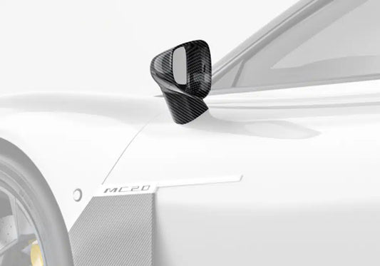 Maserati MC20 2022-ON with Aftermarket Parts - Mirror Caps Dry Pre-preg Carbon Fiber from Aero Republic