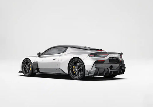 Maserati MC20 2022-ON with Aftermarket Parts - Rear Diffuser Dry Pre-preg Carbon Fiber from Ventus Veloce