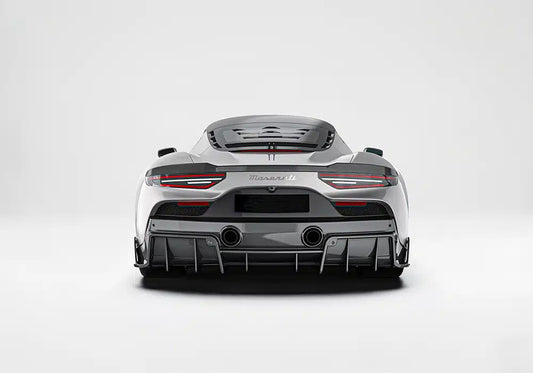 Maserati MC20 2022-ON with Aftermarket Parts - Rear Spoiler Dry Pre-preg Carbon Fiber from Ventus Veloce