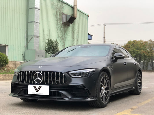 Mercedes-Benz AMG GT 4 Door GT53 GT50 GT43 X290 2019 2020 2021 2022 2023 2024 with Aftermarket Parts - Front Lip Dry Pre-preg Carbon Fiber from Ventus Veloce