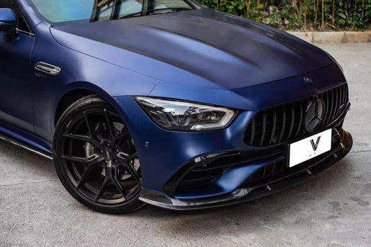 Mercedes-Benz AMG GT 4 Door GT53 GT50 GT43 X290 2019 2020 2021 2022 2023 2024 with Aftermarket Parts - Front Lip Dry Pre-preg Carbon Fiber from Ventus Veloce