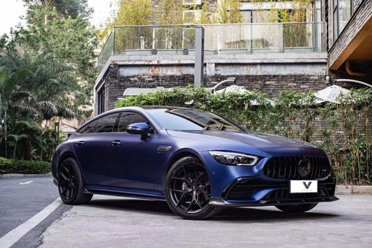 Mercedes-Benz AMG GT 4 Door GT53 GT50 GT43 X290 2019 2020 2021 2022 2023 2024 with Aftermarket Parts - Side Skirts Dry Pre-preg Carbon Fiber from Ventus Veloce
