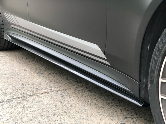Mercedes-Benz AMG GT 4 Door GT53 GT50 GT43 X290 2019 2020 2021 2022 2023 2024 with Aftermarket Parts - Side Skirts Dry Pre-preg Carbon Fiber from Ventus Veloce