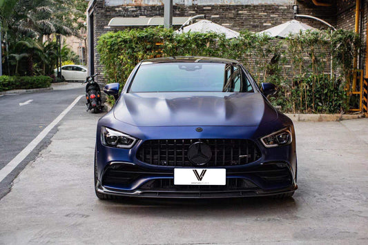 Mercedes-Benz AMG GT 4 Door GT53 GT50 GT43 X290 2019 2020 2021 2022 2023 2024 with Aftermarket Parts - Front Lip Dry Pre-preg Carbon Fiber from Ventus Veloce