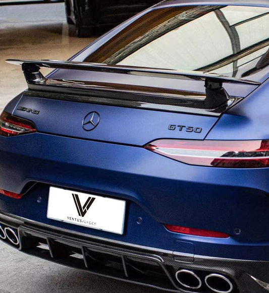 Mercedes-Benz AMG GT 4 Door GT63 GT53 GT50 GT43 X290 2019 2020 2021 2022 2023 2024 with Aftermarket Parts - Rear Wing Dry Pre-preg Carbon Fiber from Ventus Veloce