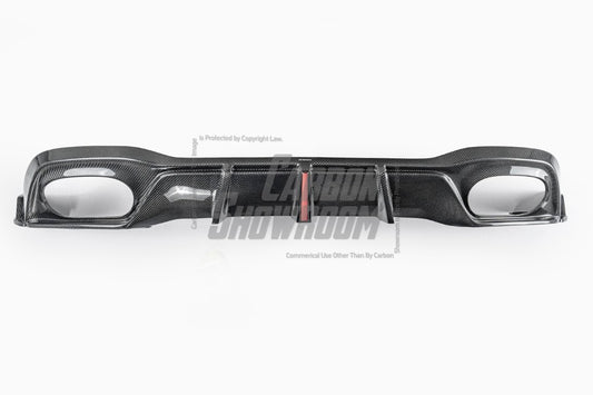 Mercedes Benz A-Class A45/A35/A250/A220 W177 2019 2020 2021 2022 2023 2024 with Aftermarket Parts - AE Style Rear Diffuser Carbon Fiber from ArmorExtend