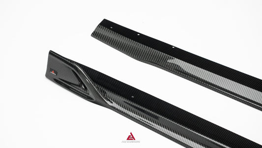 Mercedes Benz AMG GT63 SE Performance/Pro/Base GT55 C192 2025-ON with Aftermarket Parts - ART Side Skirts Dry Pre-preg Carbon Fiber from ArmorExtend